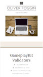 Mobile Screenshot of oliverfoggin.com